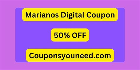 Besides, with <b>Mariano's</b> <b>digital</b> <b>coupon</b>, you stand a chance to enjoy enormous discounts, at least 30% on your favorite product. . Marianos digital coupons